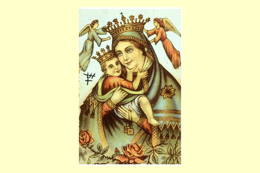 Madonna del Carmine
<br>cromolitografia, sec. XX
foto 1
